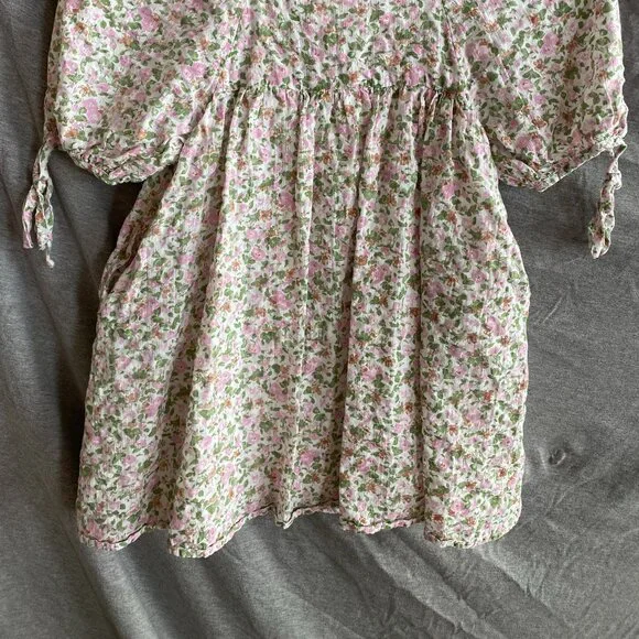 Chelsea & Violet Bohemian Kids Blouse SZ S Floral Pattern* - Picture 8 of 9
